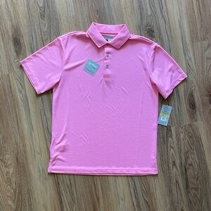 PGA Tour Men's Pink Polo Shirt